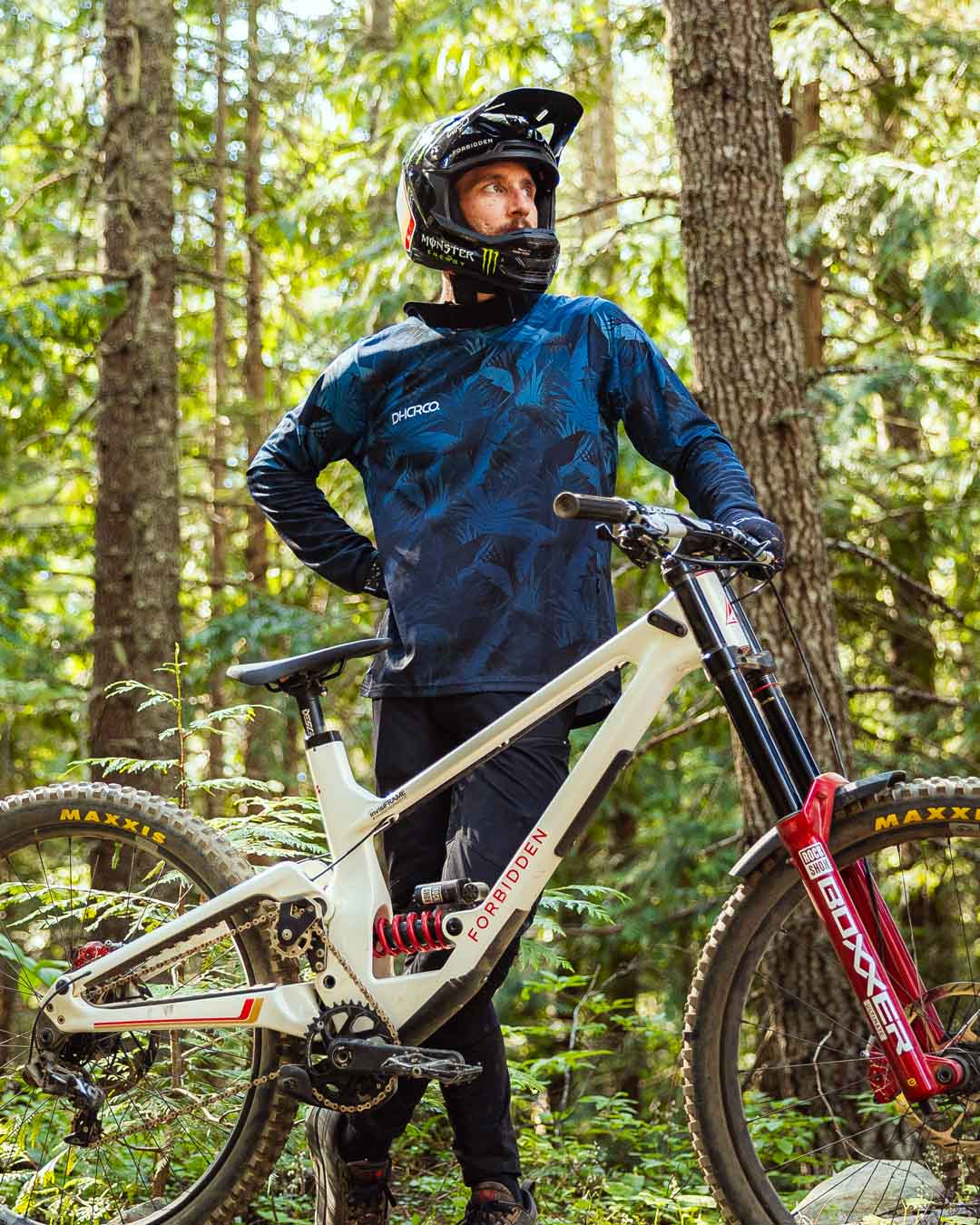 DHARCO GRAVITY DARK ROOM Jersey z długim rękawem niebieski