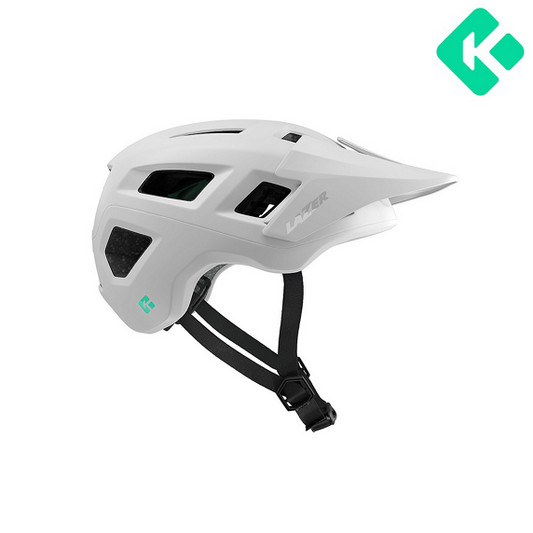 LAZER COYOTTE KINECTICORE Kask MTB matowy biały