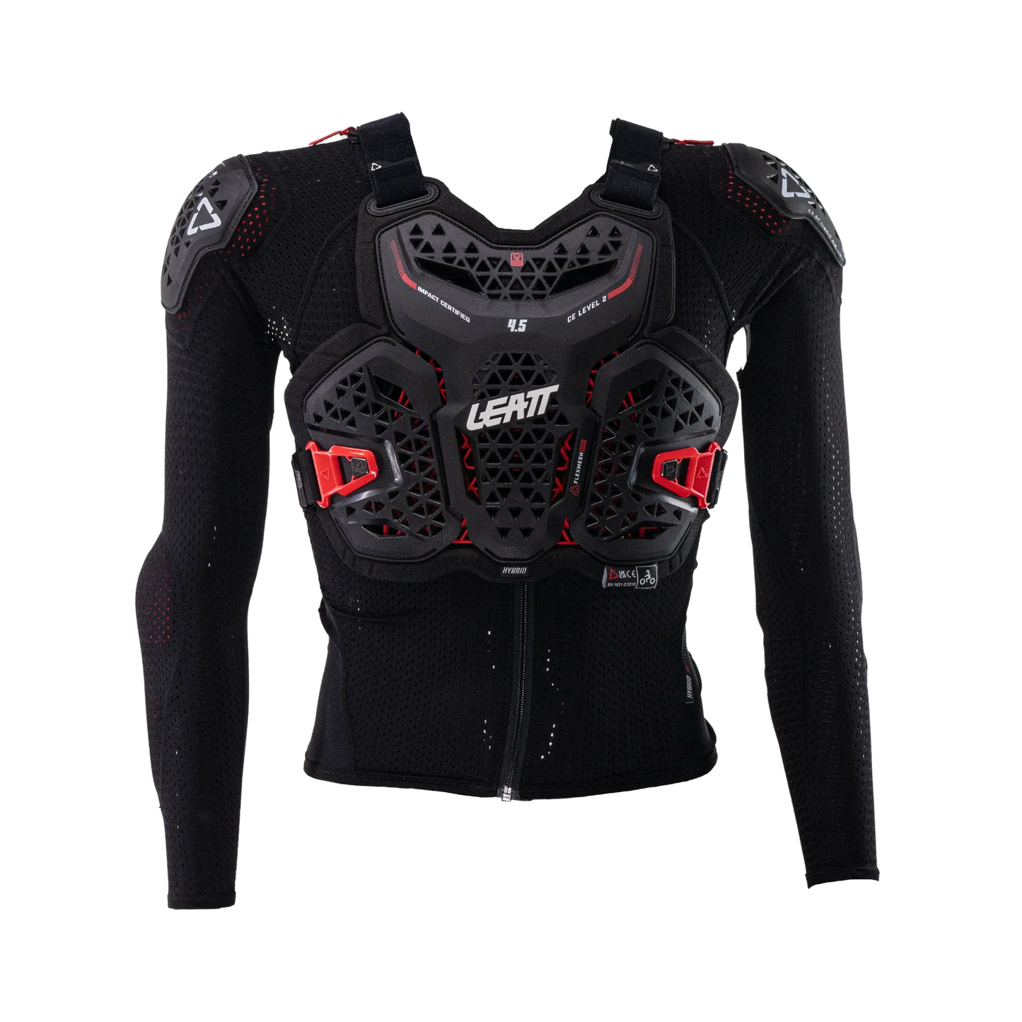 Protective Vest LEATT 4.5 HYBRID Junior Black