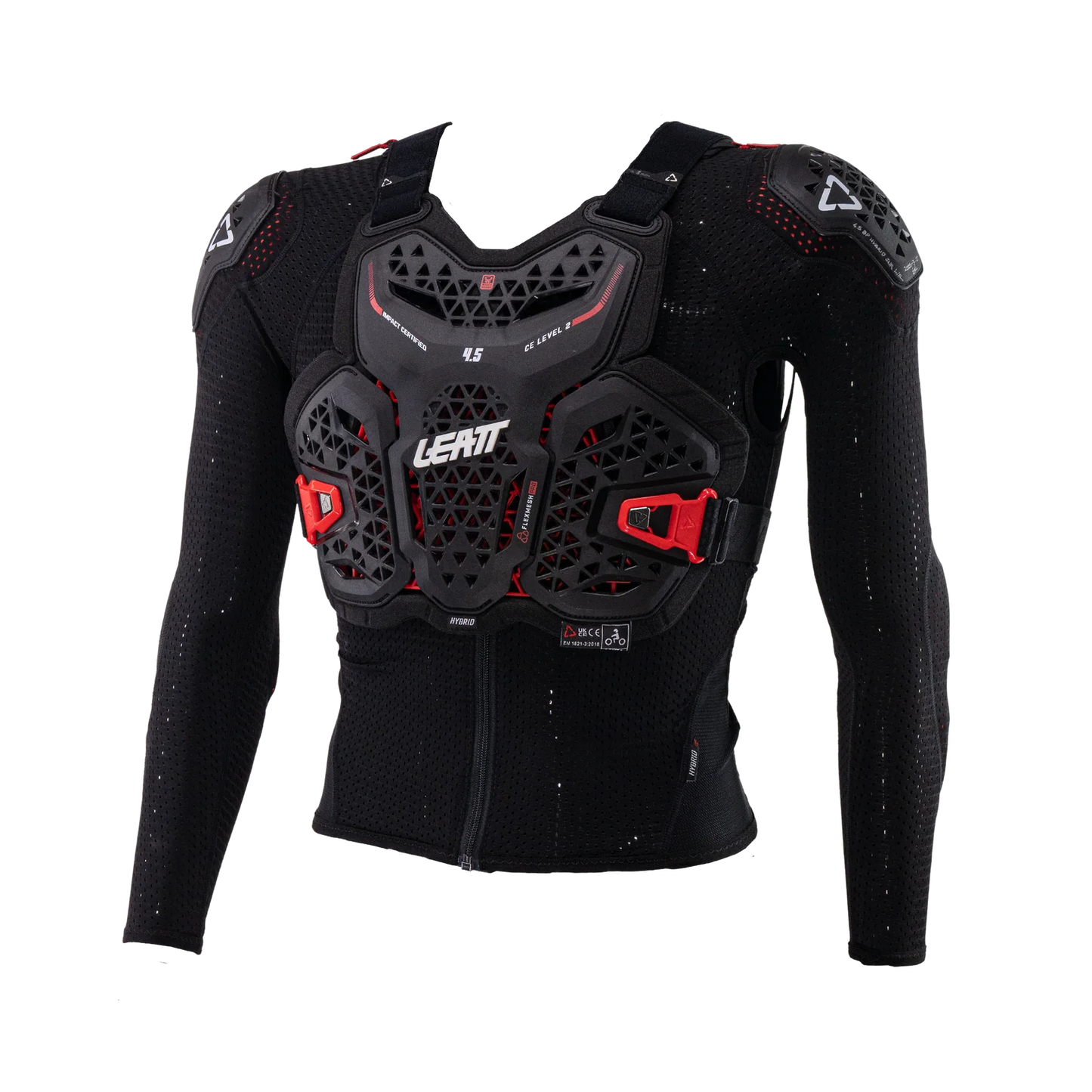 Protective Vest LEATT 4.5 HYBRID Junior Black