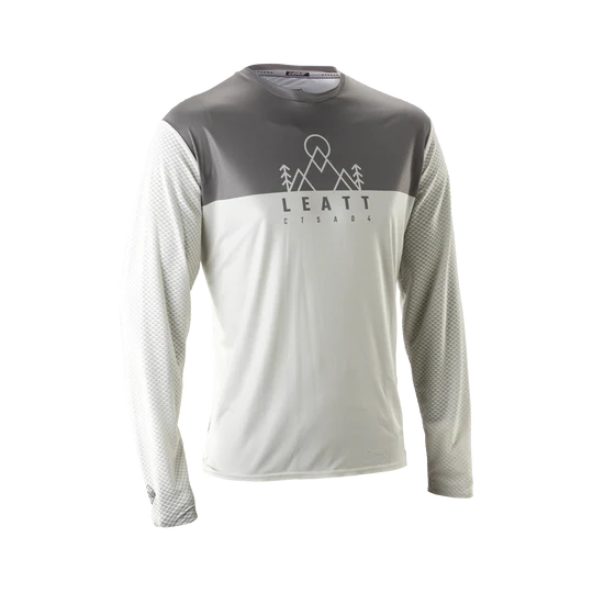 LEATT MTB TRAIL 3.0 Long Sleeve Jersey White