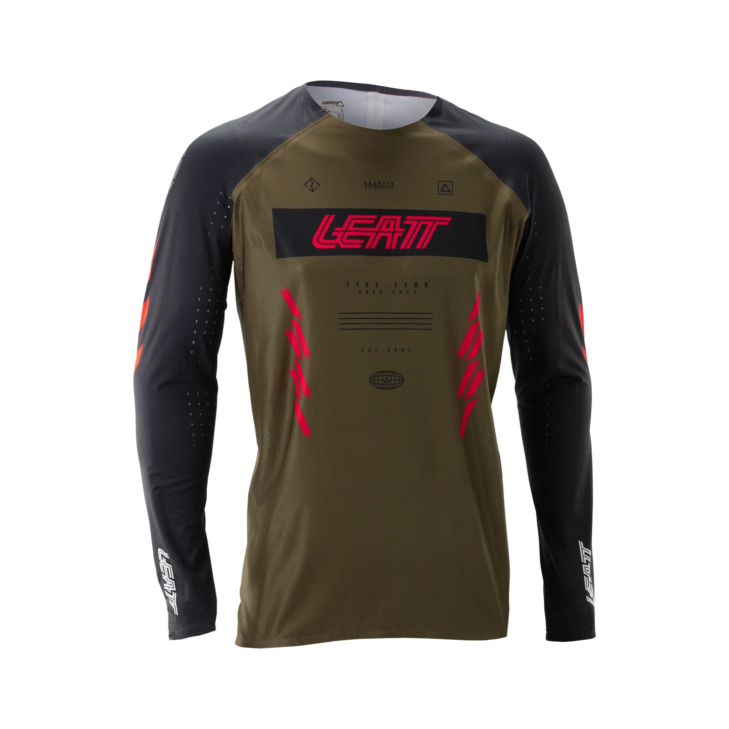 LEATT MTB GRAVITY 5.0 Long Sleeve Brown Jersey