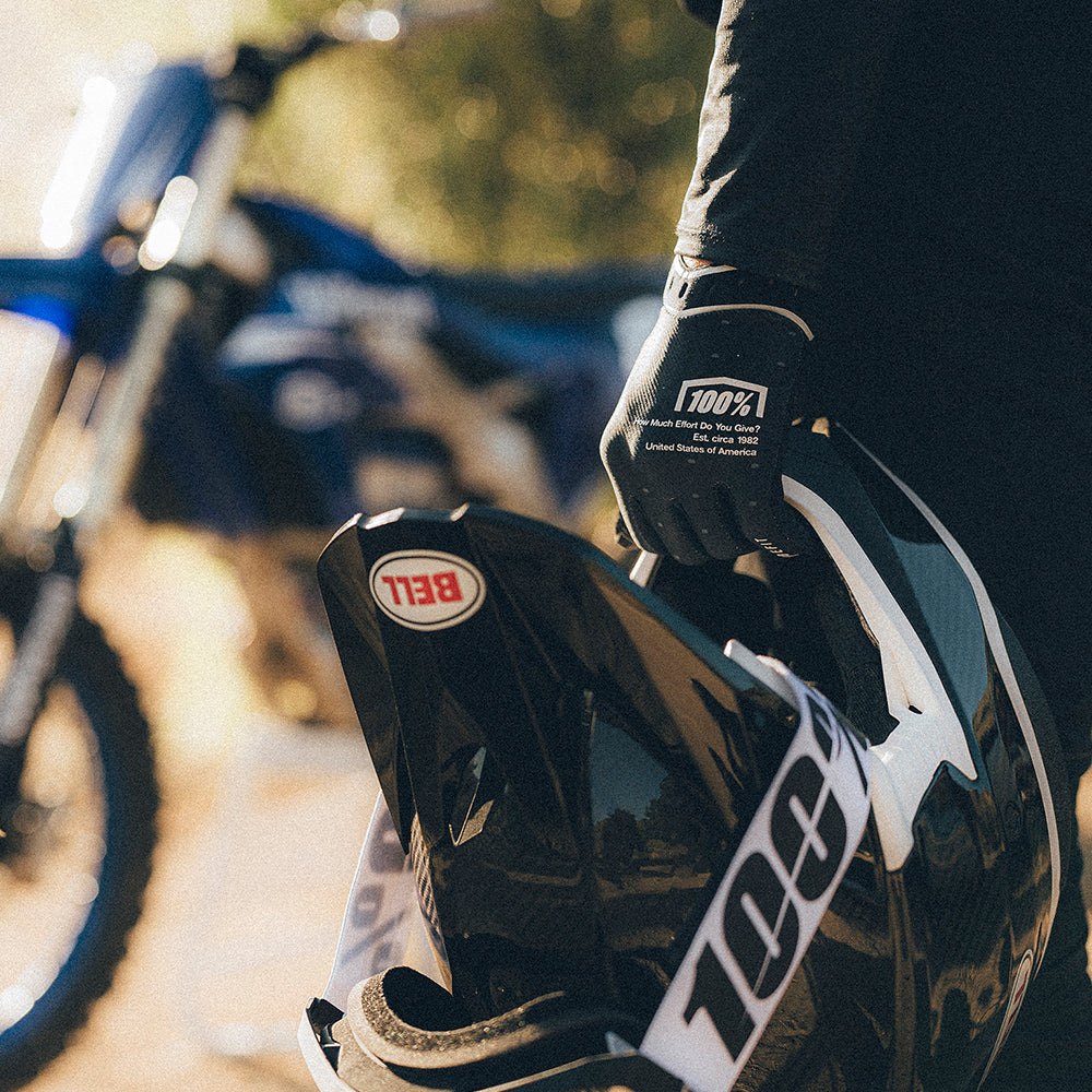 100% RIDEFIT Gloves Black