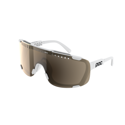 Gogle POC DEVOUR MID + White Clarity Trail / Sunny Silver Lens