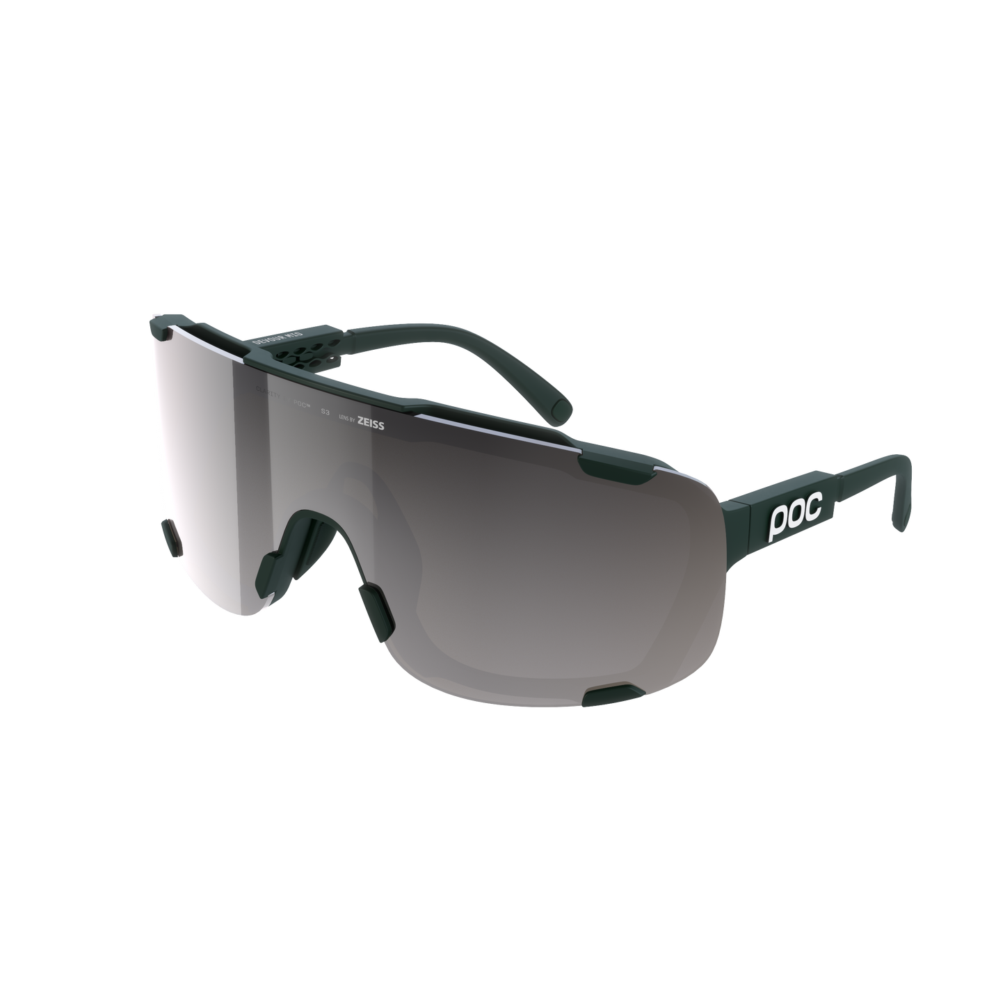 POC DEVOUR MID Khaki Goggles Clarity Road/Sunny Silver Lens