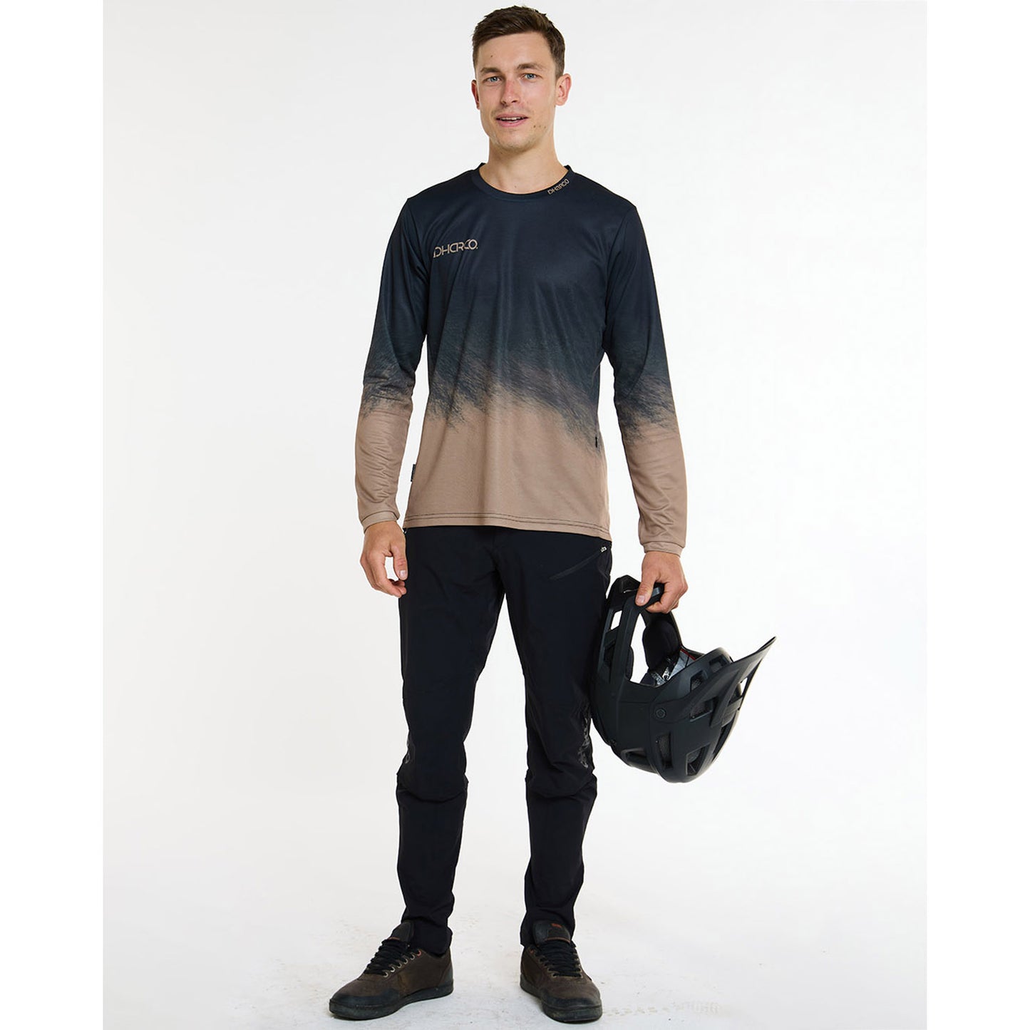 DHARCO GRAVITY ARIZONA Long Sleeve Jersey Black/Brown