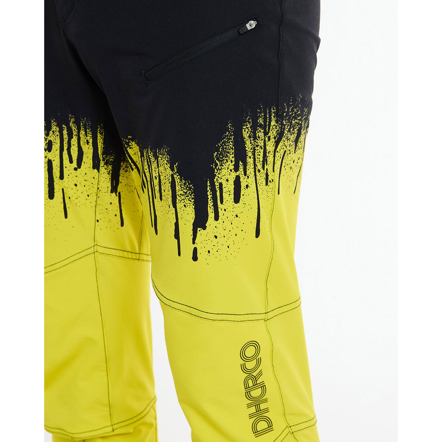 Spodnie przeciwdeszczowe DHARCO GRAVITY ACID RAIN czarne/żółte