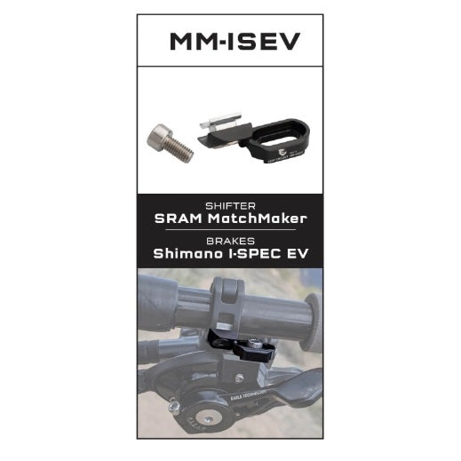 Mounting Adapter WOLF TOOTH ShiftMount MM-ISEV SRAM MatchMaker X Shifter > Shimano I-SPEC EV brake