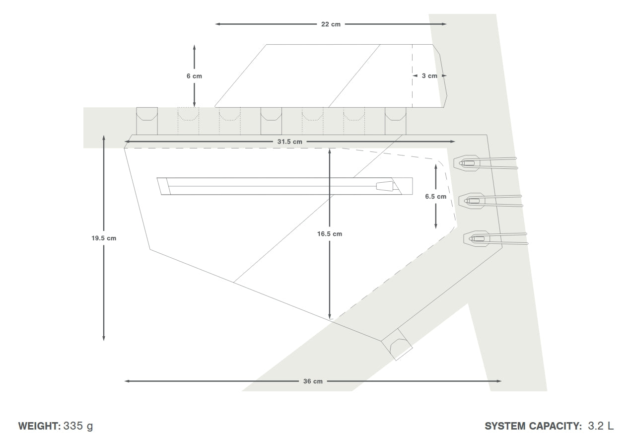 APIDURA AERO SYSTEM Frame Bag Pack Black