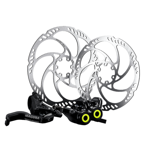 Pair of Magura MT5 Pro Disc Brakes Storm HC 203/180mm