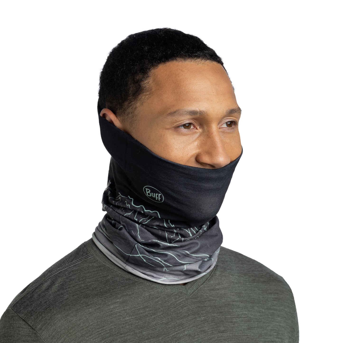 BUFF ORIGINAL ECOSTRETCH Unal Choker szary