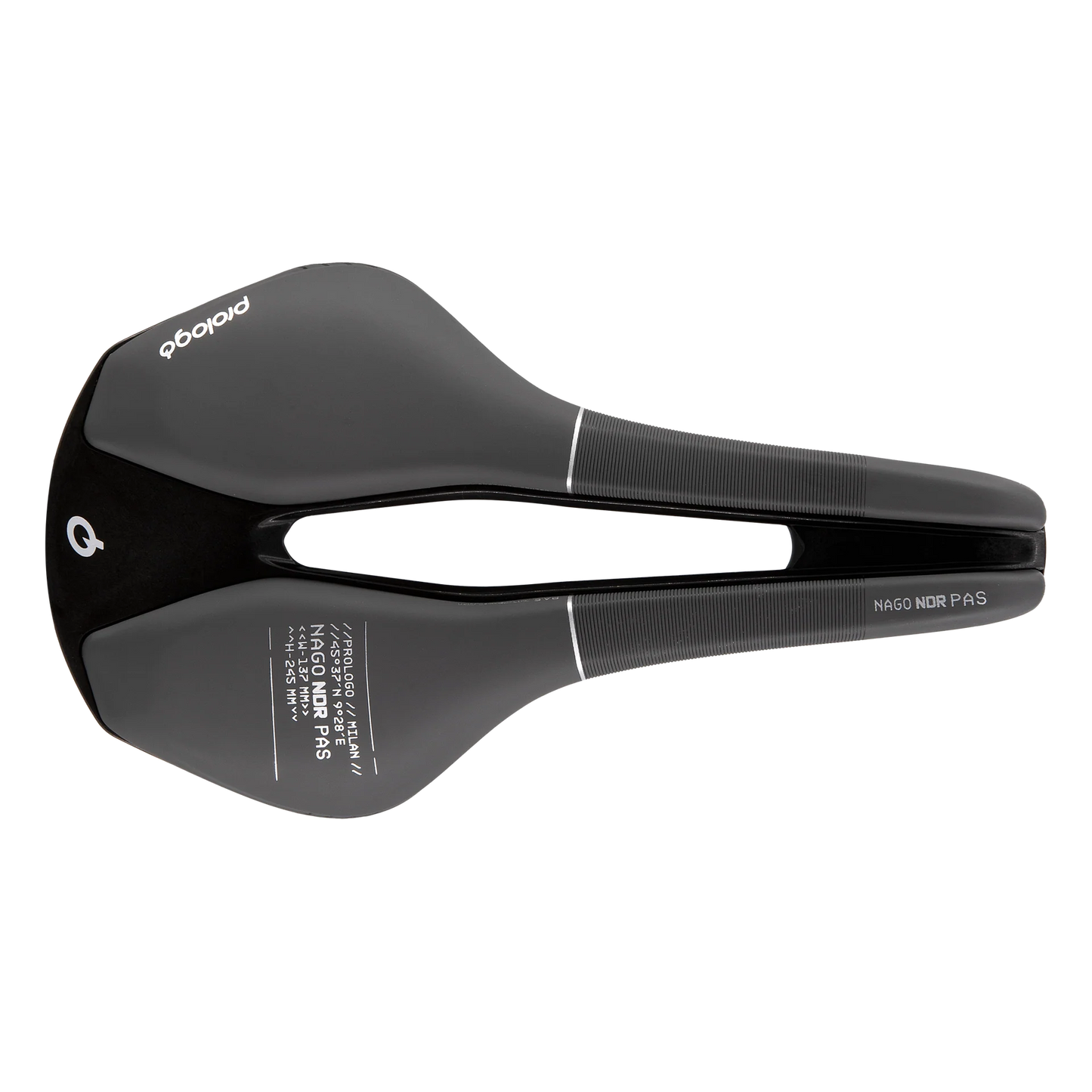 Saddle PROLOGO NAGO NDR PAS 137mm Rails Tirox Black