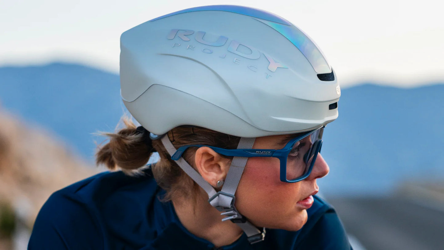 Kask szosowy RUDY PROJECT NYTRON PRO White Iridescent Matt