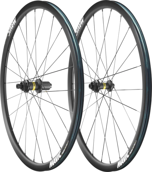 Para kół MAVIC KSYRIUM 30 DISC przystosowanych do jazdy bezdętkowej (centralna blokada)