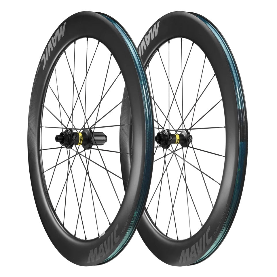 Pair of MAVIC COSMIC SL 65 DISC 19mm Tubeless Ready Wheels (Center Lock)
