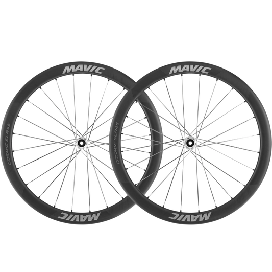 Para Kół MAVIC COSMIC SLR 45 Tubeless Ready (Center Lock) Czarny/Srebrny
