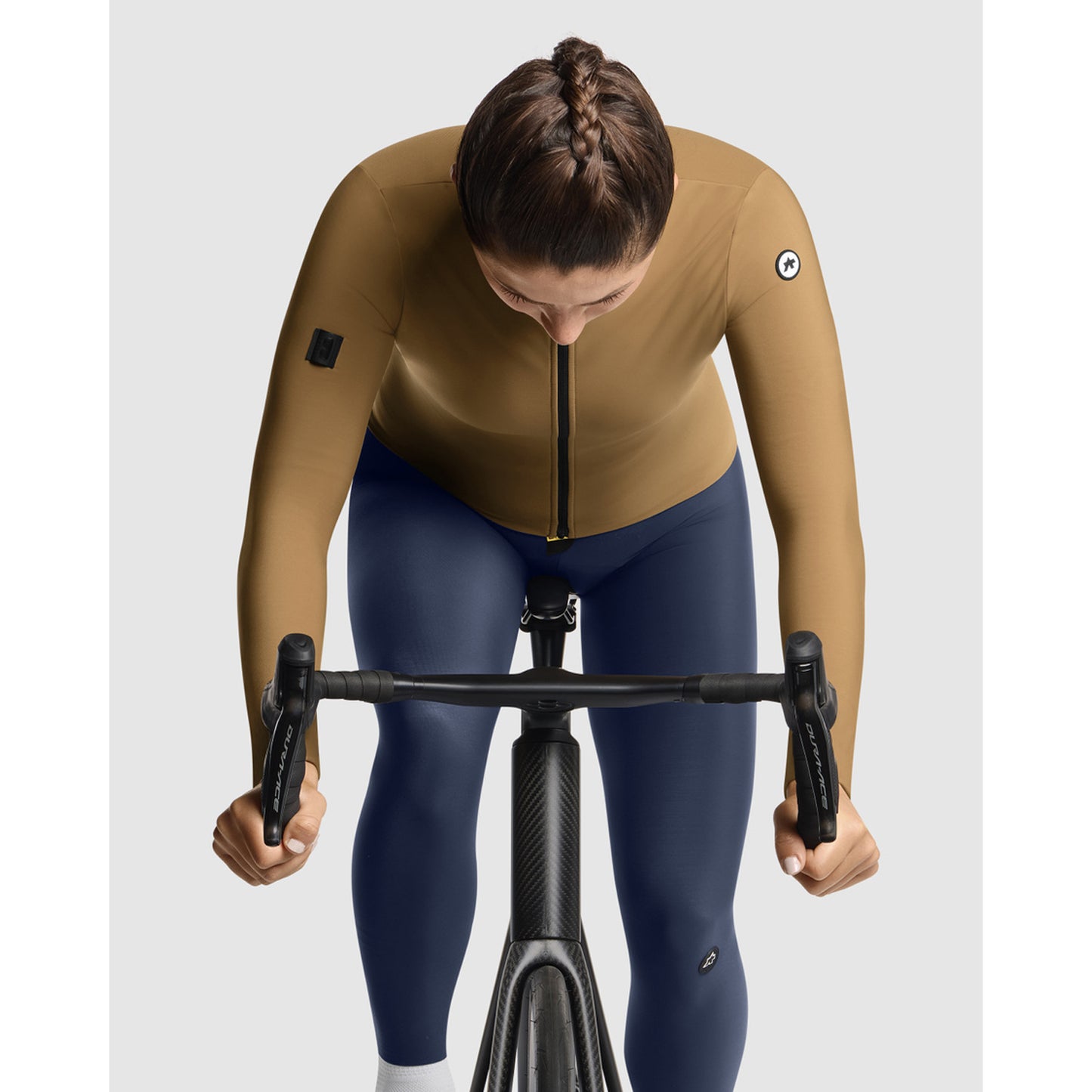 ASSOS UMA GT C2 Bluza damska z długim rękawem brązowo-popielata