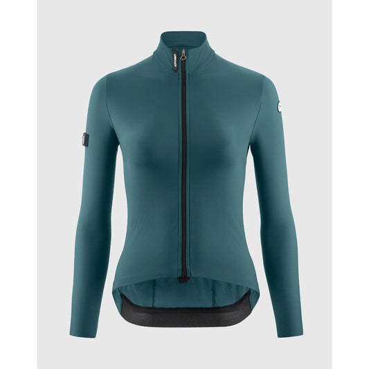 Maillot ASSOS UMA GT C2 Manches Longues Femme Foundation Green