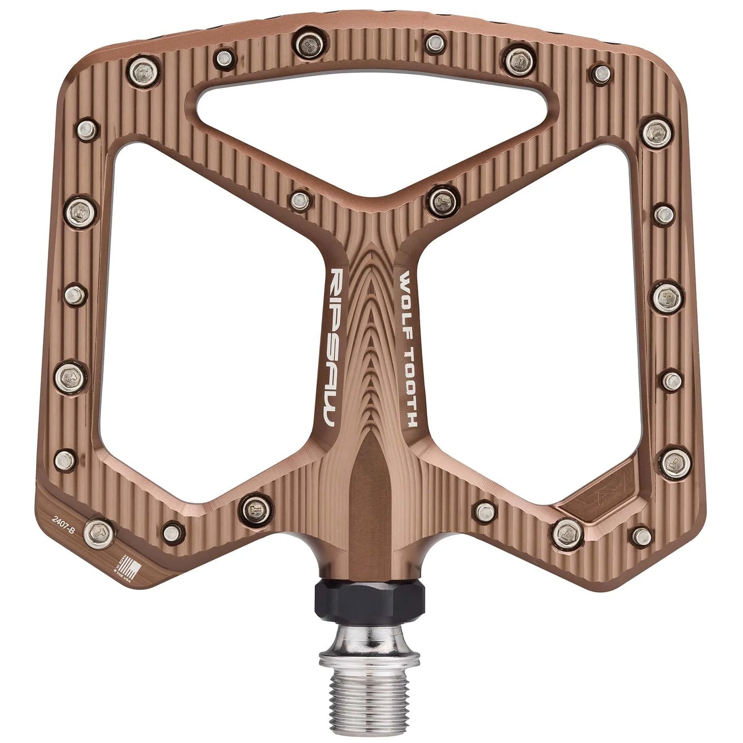WOLF TOOTH RIPSAW Espresso Flat Pedals