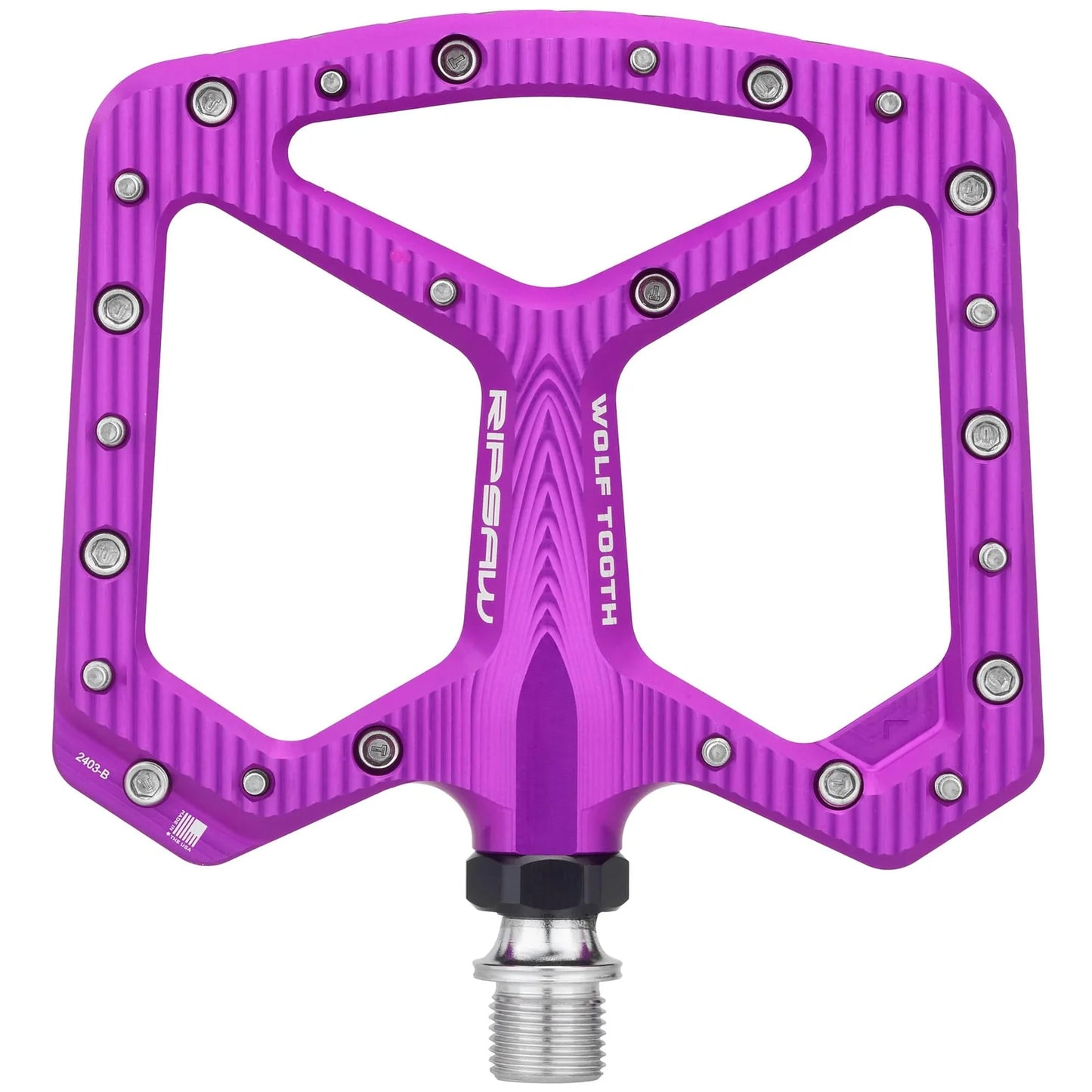WOLF TOOTH RIPSAW Flat Pedals - Purple