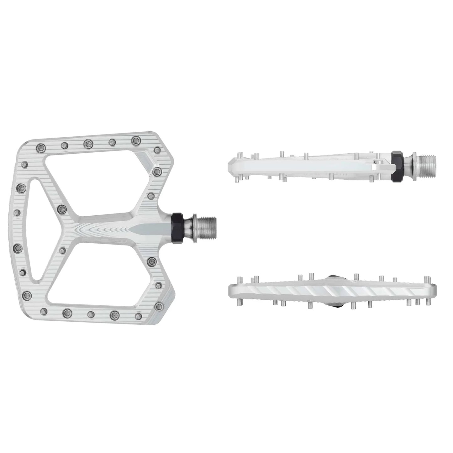 WOLF TOOTH RIPSAW Flat Pedals, Silver