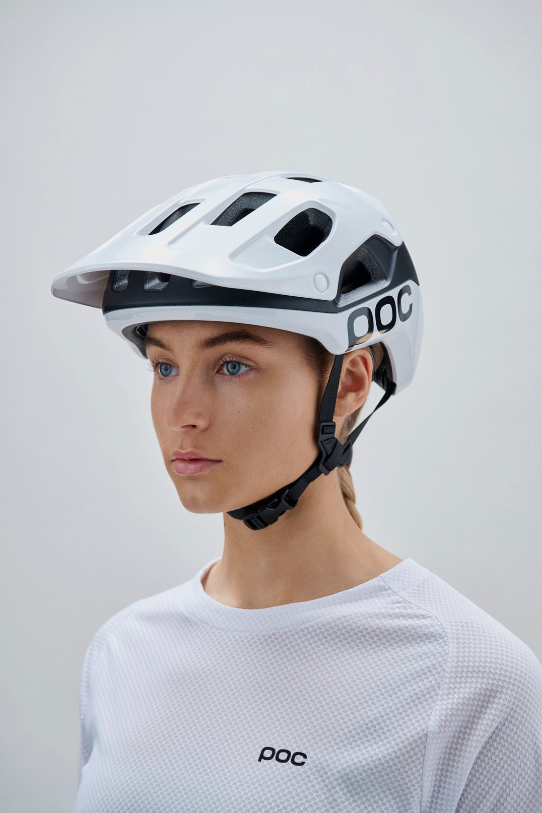 Kask MTB POC CULARIS PURE biały/czarny matowy