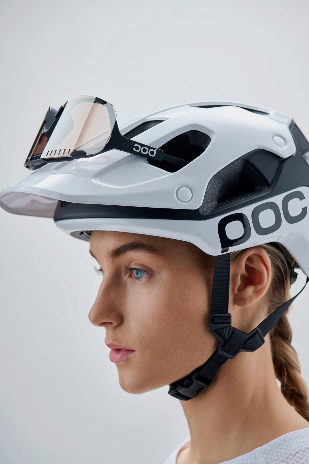 Kask MTB POC CULARIS PURE biały/czarny matowy