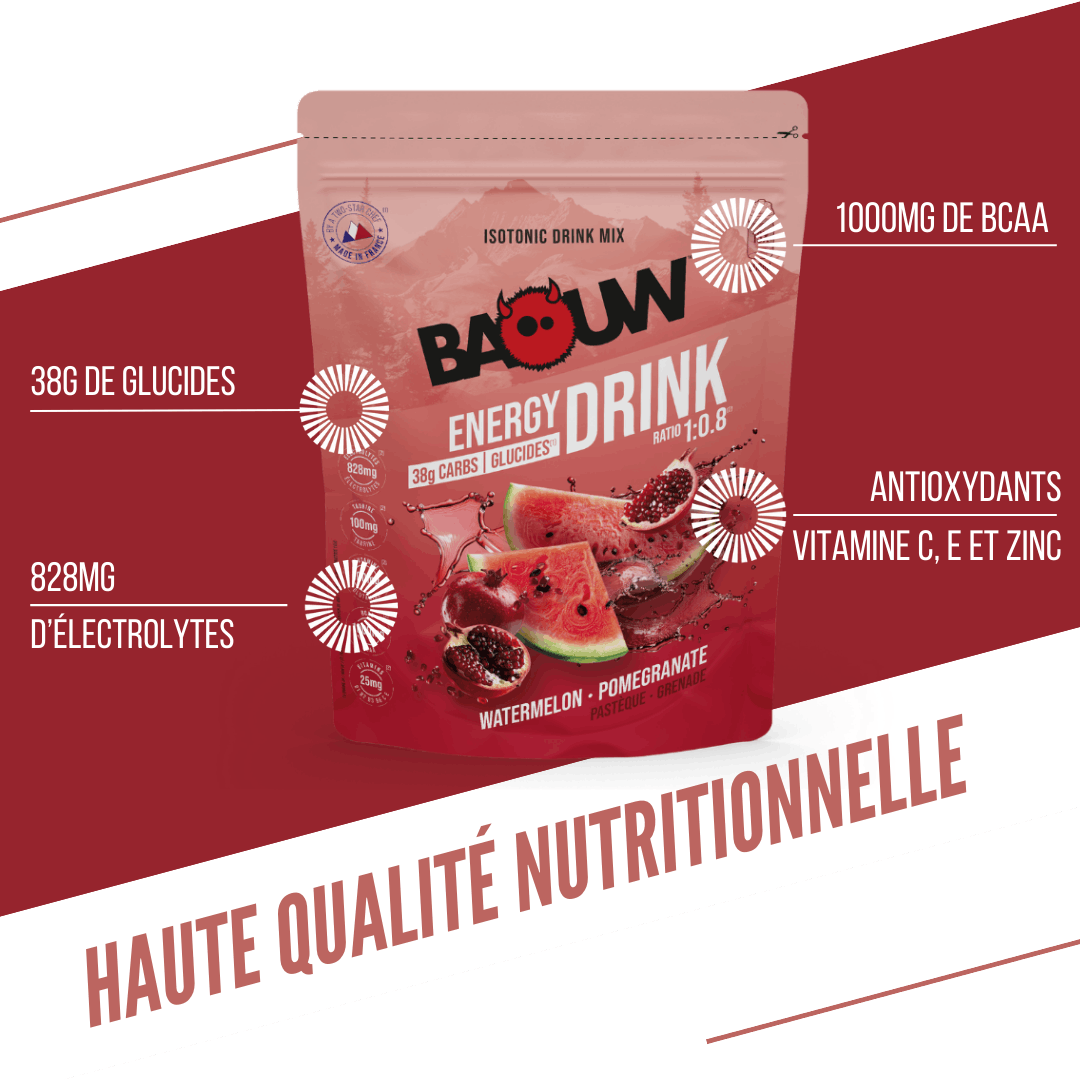 BAOUW ISOTONIC Energy Drink (585g) Arbuz/Granat