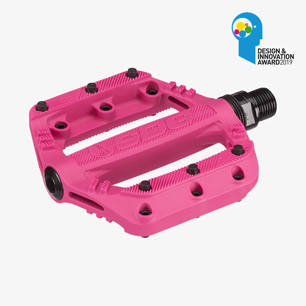 Płaskie pedały SDG SLATER Junior Pink