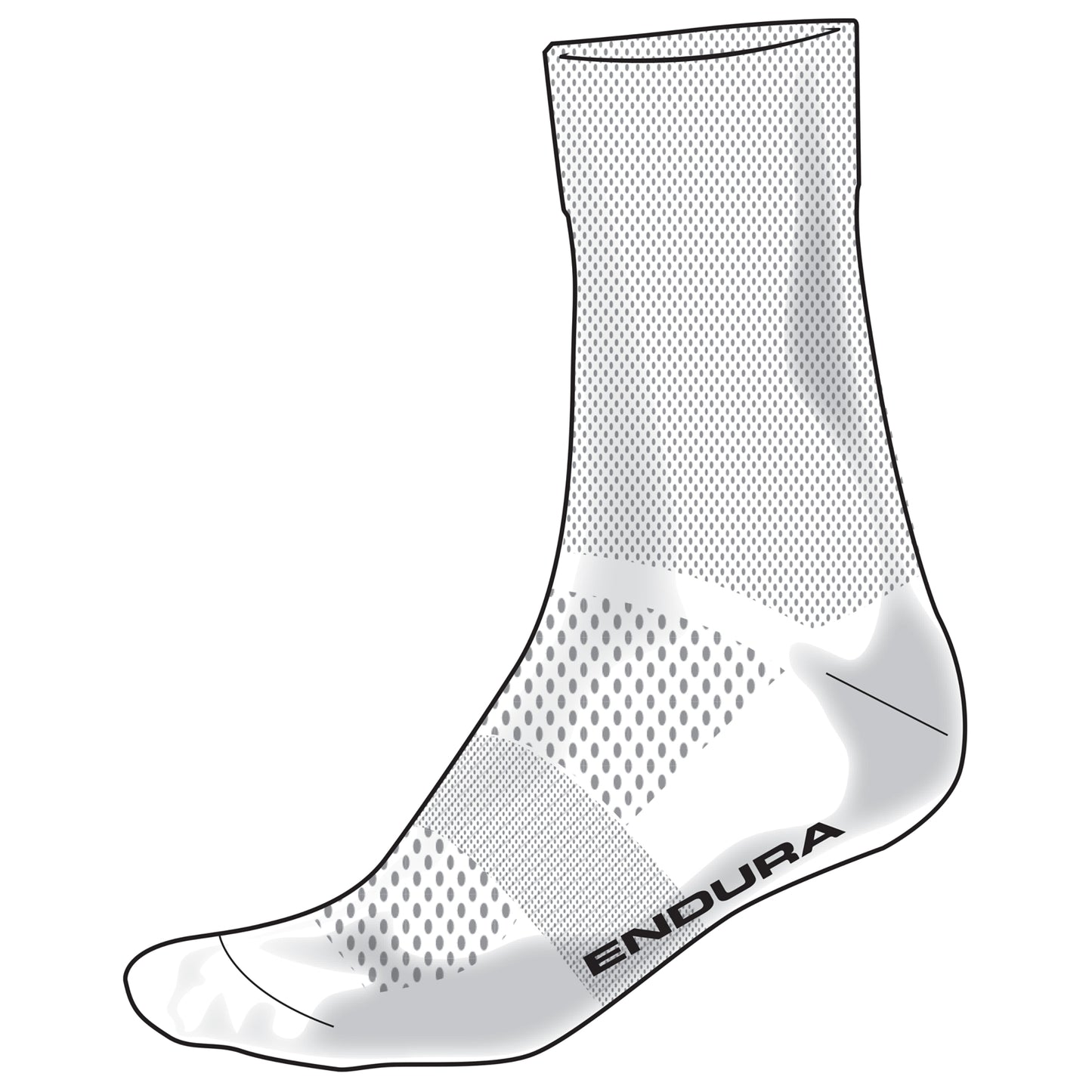 Skarpety ENDURA PRO SL POWER białe