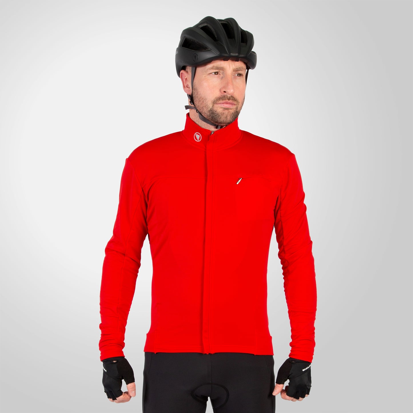 ENDURA XTRACT ROUBAIX Long Sleeve Jersey Red