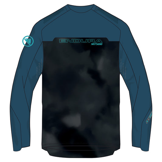 ENDURA MT500 BURNER Long Sleeve Jersey Blue 2025