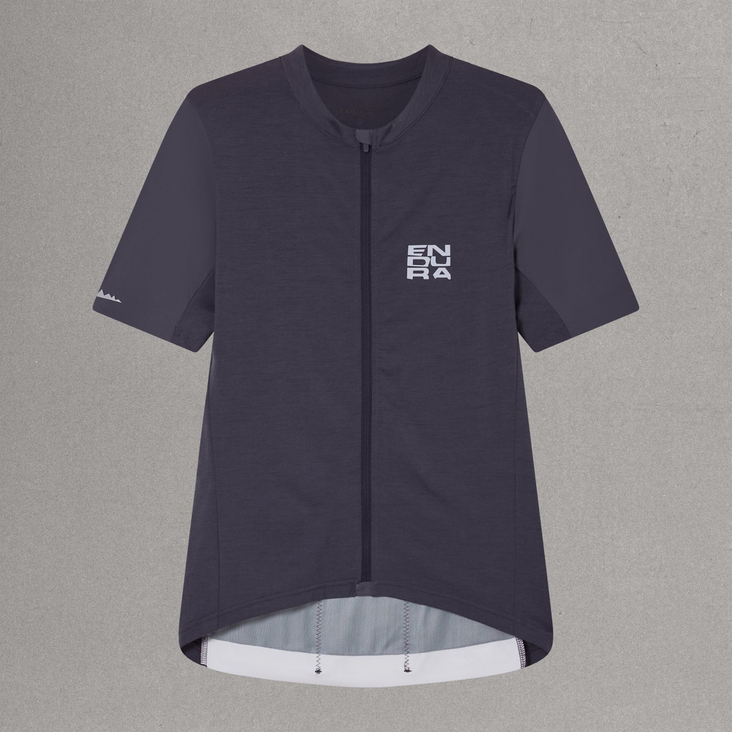 ENDURA ALLTRACK RIDE Short Sleeve Carbon Jersey Grey