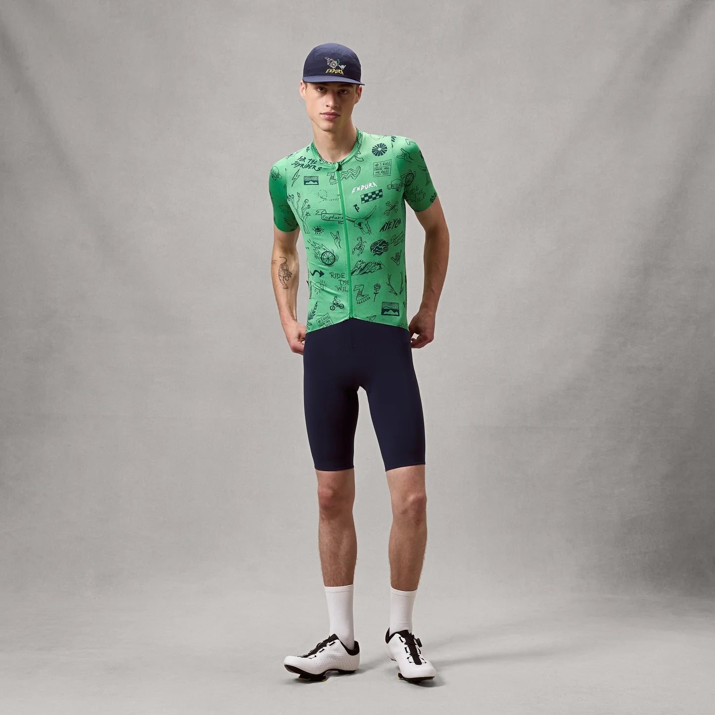 ENDURA PRO SL PRINT Short Sleeve Jersey Green