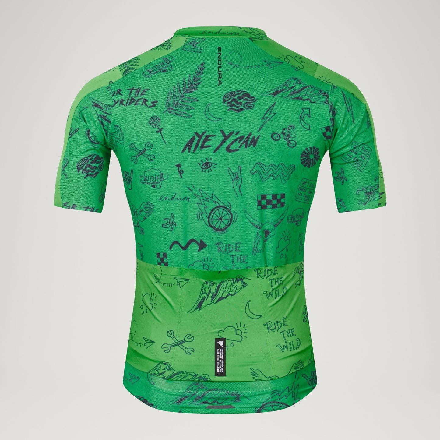 ENDURA PRO SL PRINT Short Sleeve Jersey Green