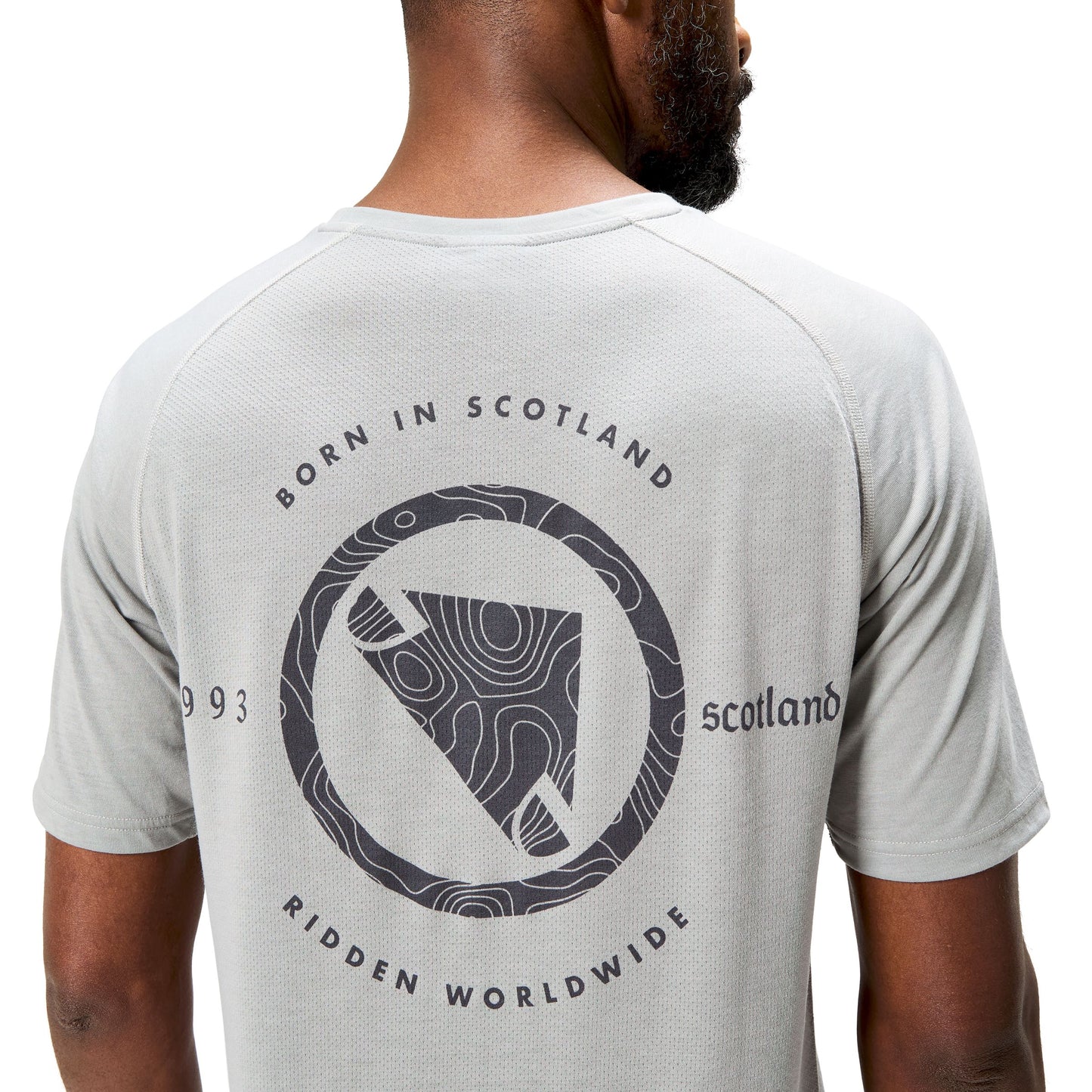 ENDURA LOOP Short Sleeve Jersey Grey 2025
