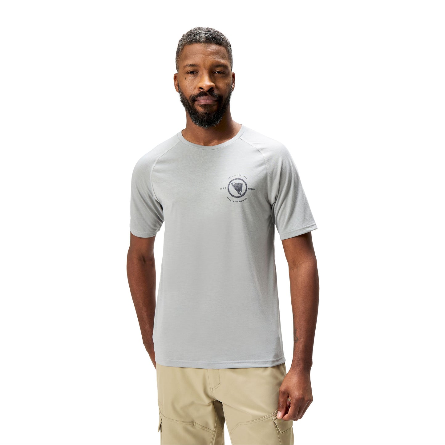 ENDURA LOOP Short Sleeve Jersey Grey 2025