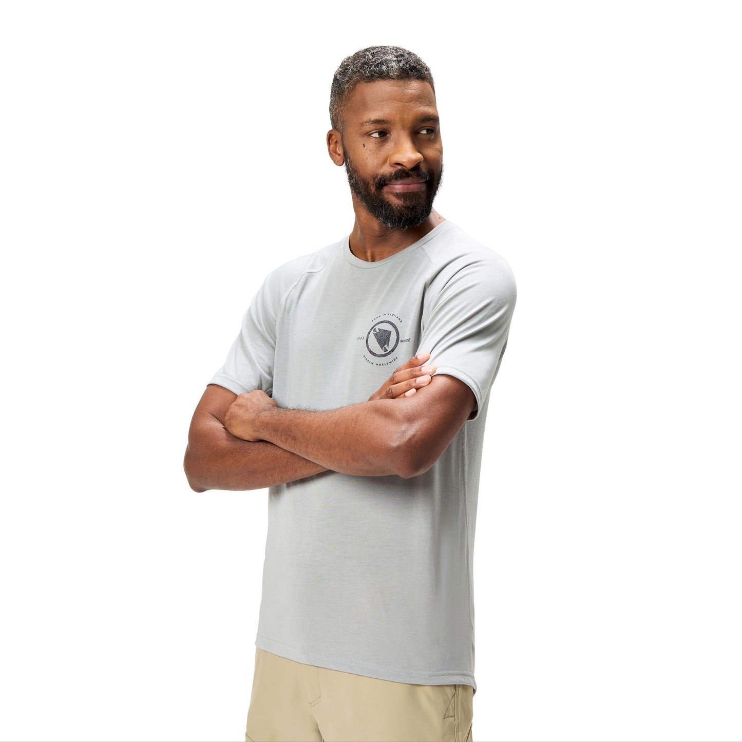 ENDURA LOOP Short Sleeve Jersey Grey 2025