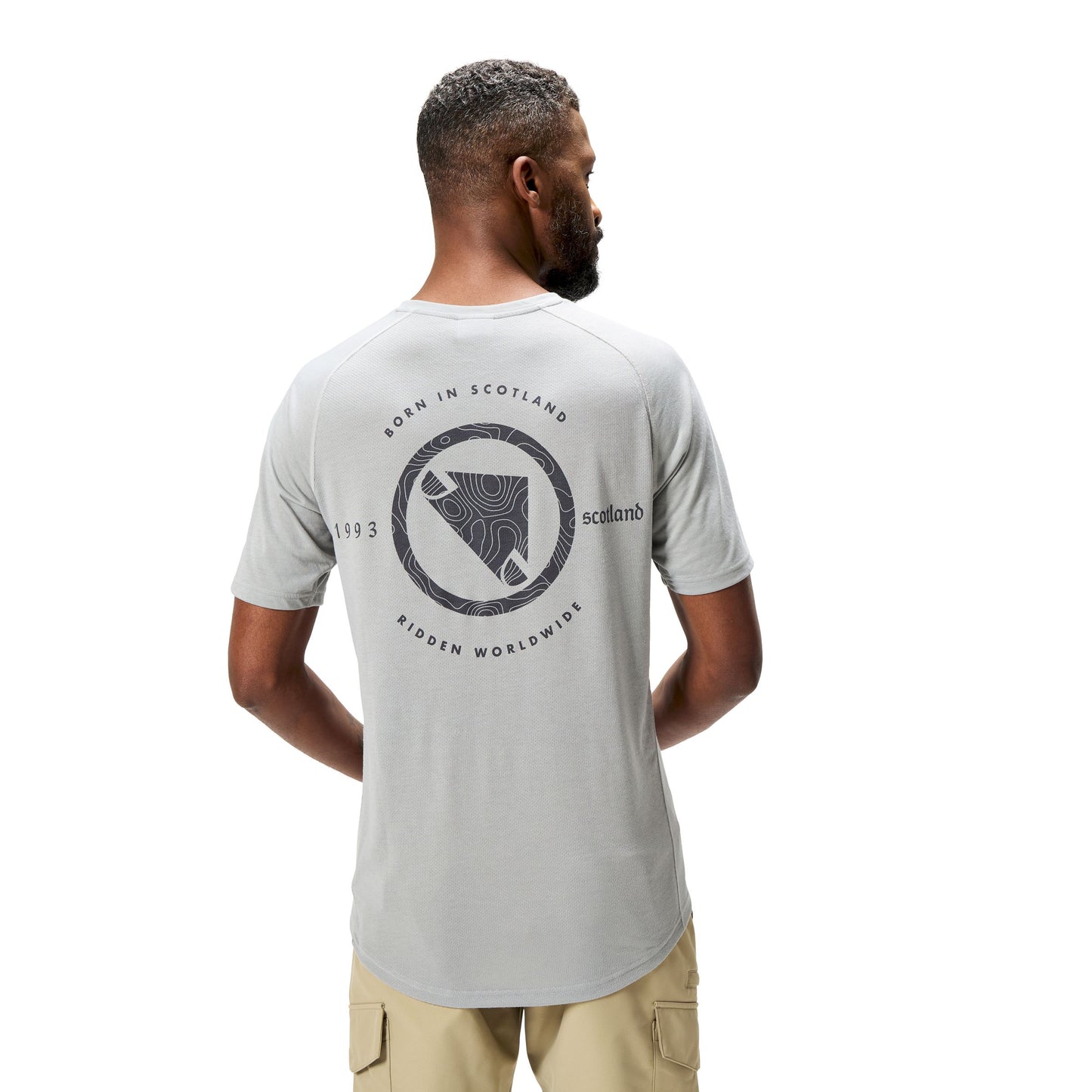 ENDURA LOOP Short Sleeve Jersey Grey 2025