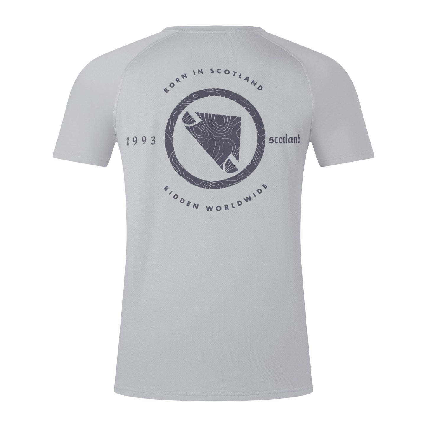 ENDURA LOOP Short Sleeve Jersey Grey 2025
