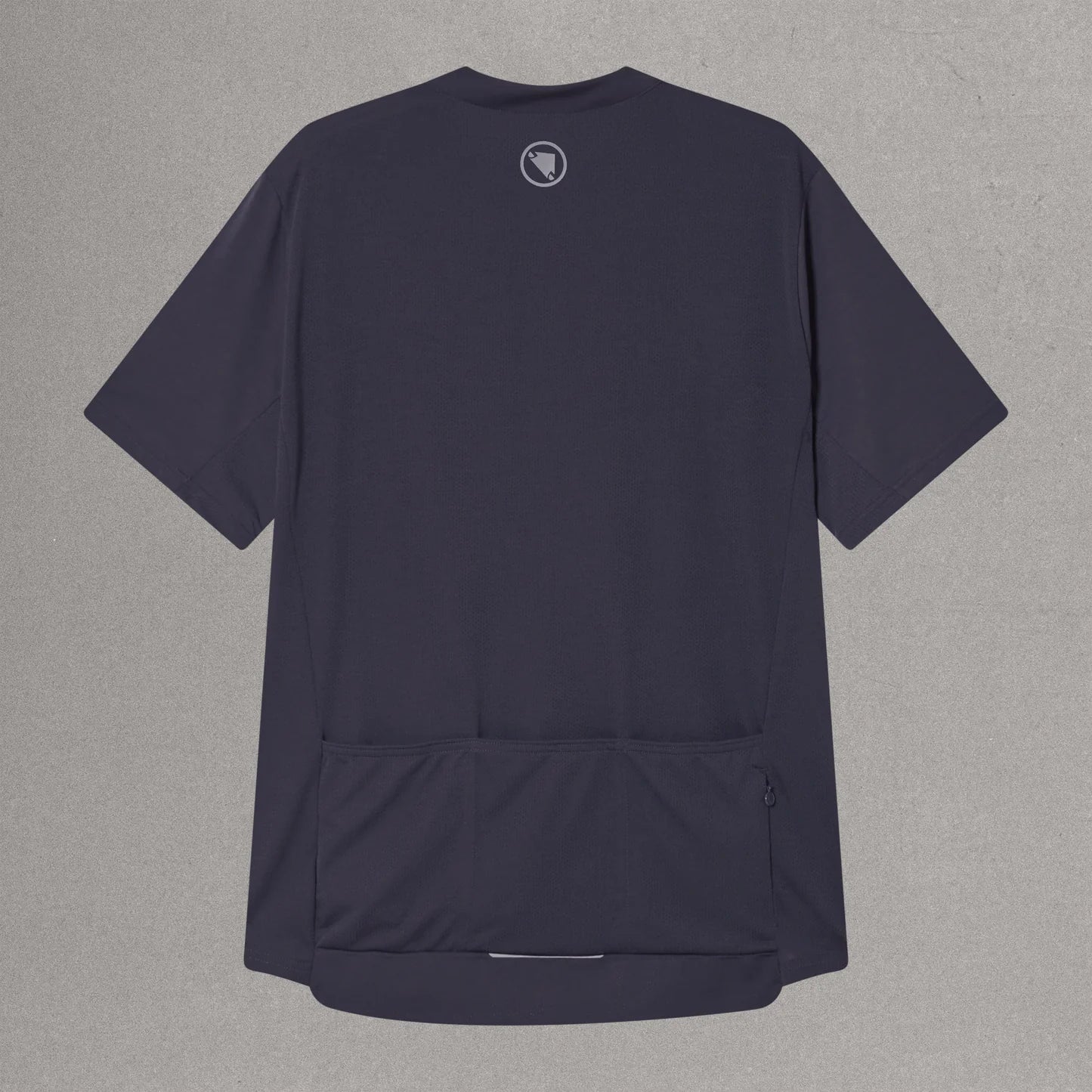 ENDURA LOOP ZIPPED Short Sleeve Carbon Jersey Grey