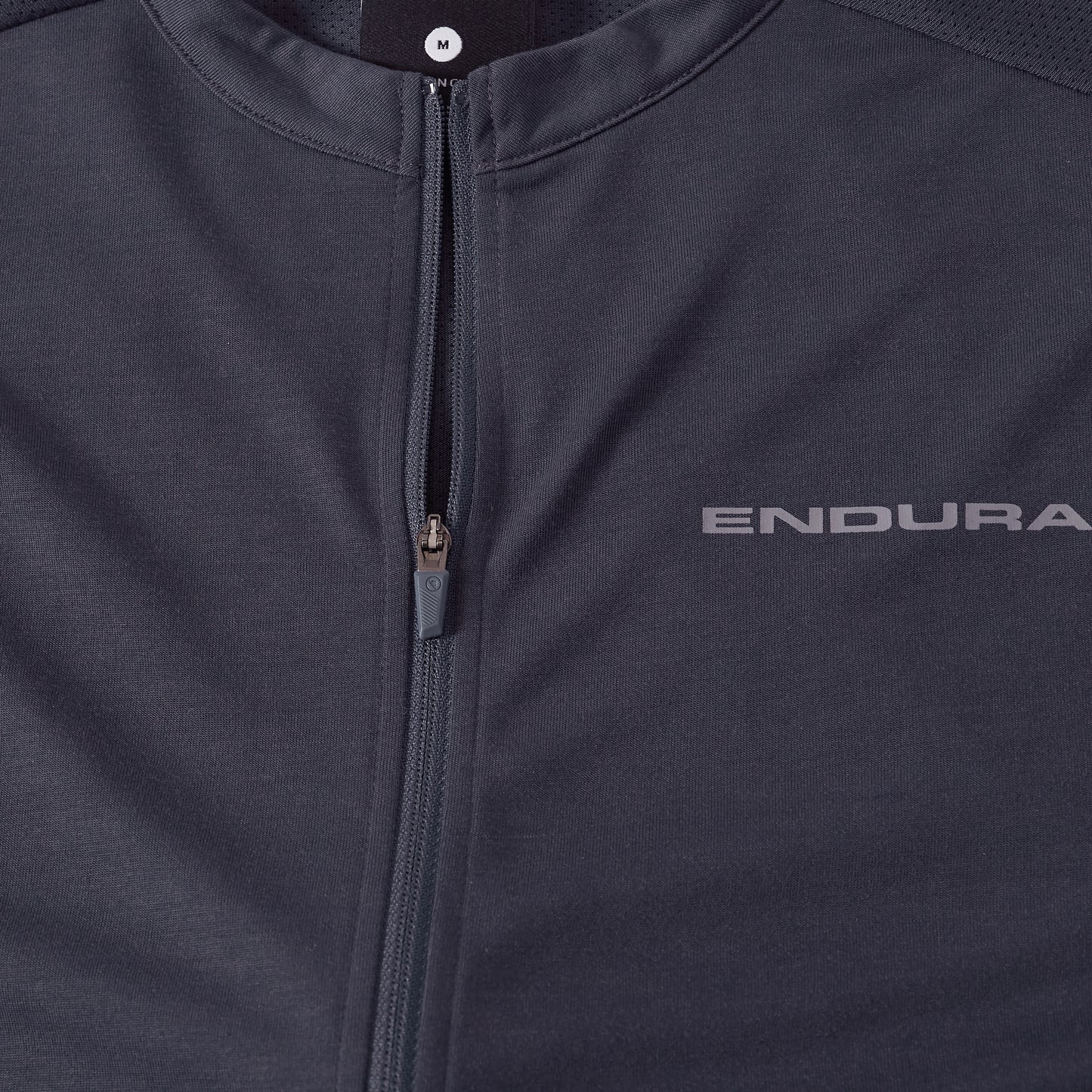 ENDURA LOOP ZIPPED Short Sleeve Carbon Jersey Grey