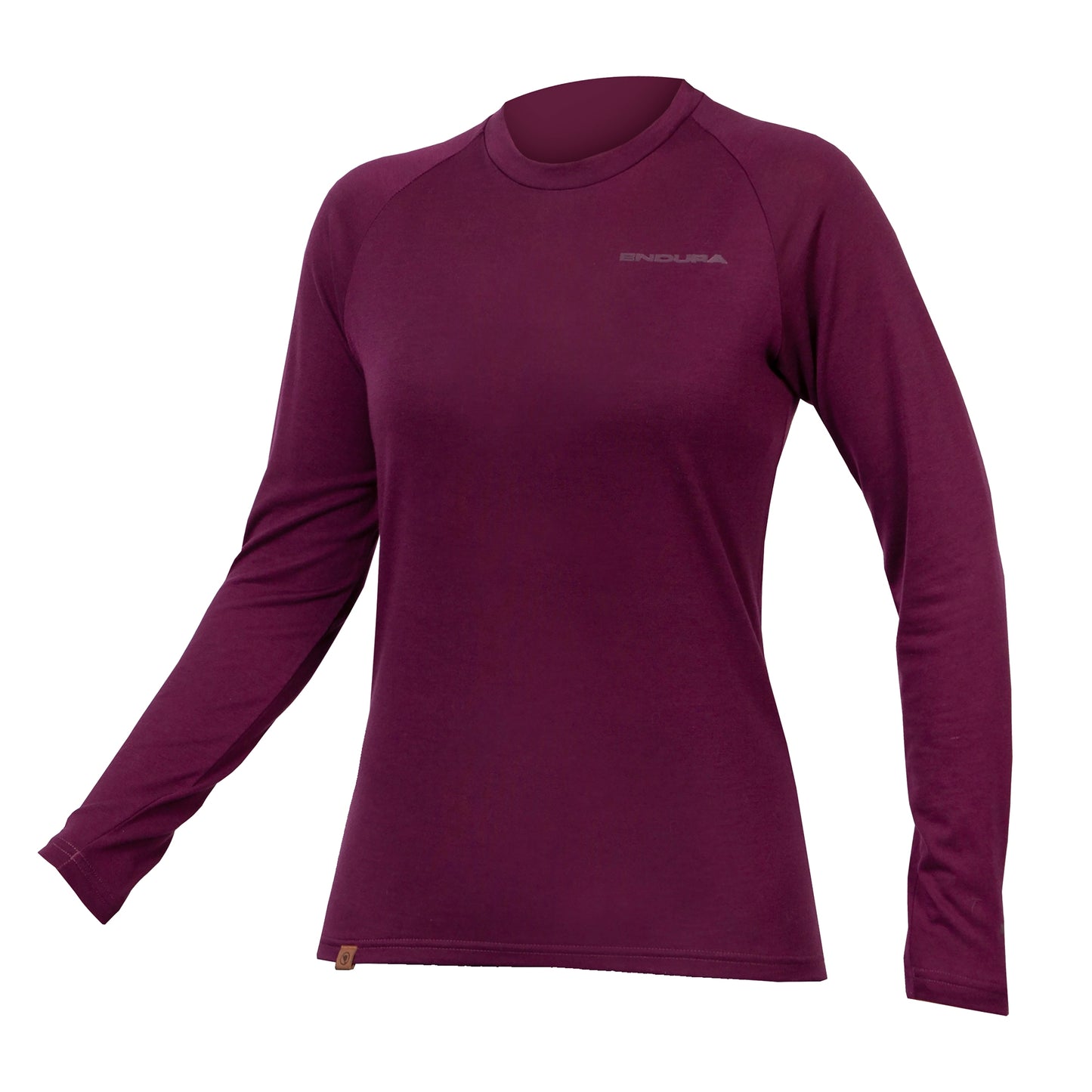 Women's ENDURA BAABAA BLND Long Sleeve Aubergine Underwear