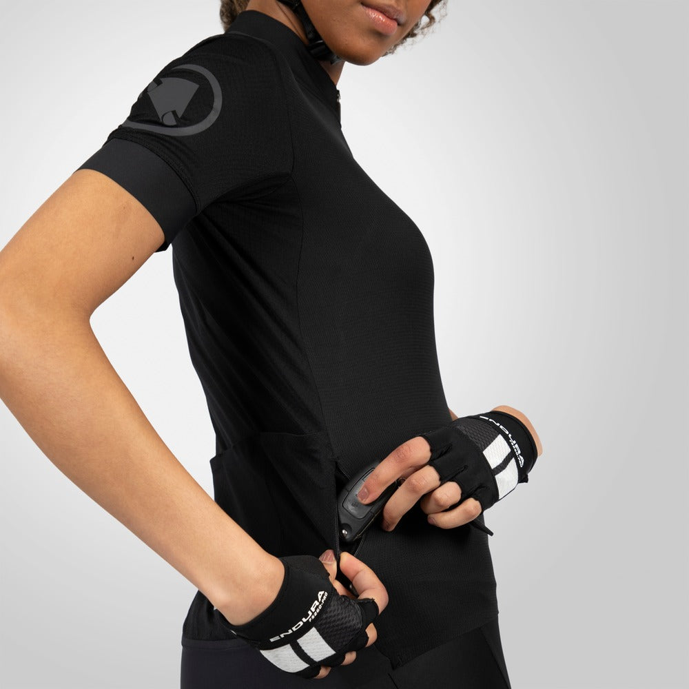 ENDURA FS260 damska koszulka z krótkim rękawem czarna 2025