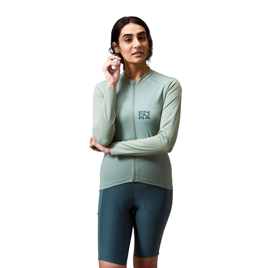 Koszulka ENDURA ALLTRACK RIDE Damska Długi Rękaw Sage Green