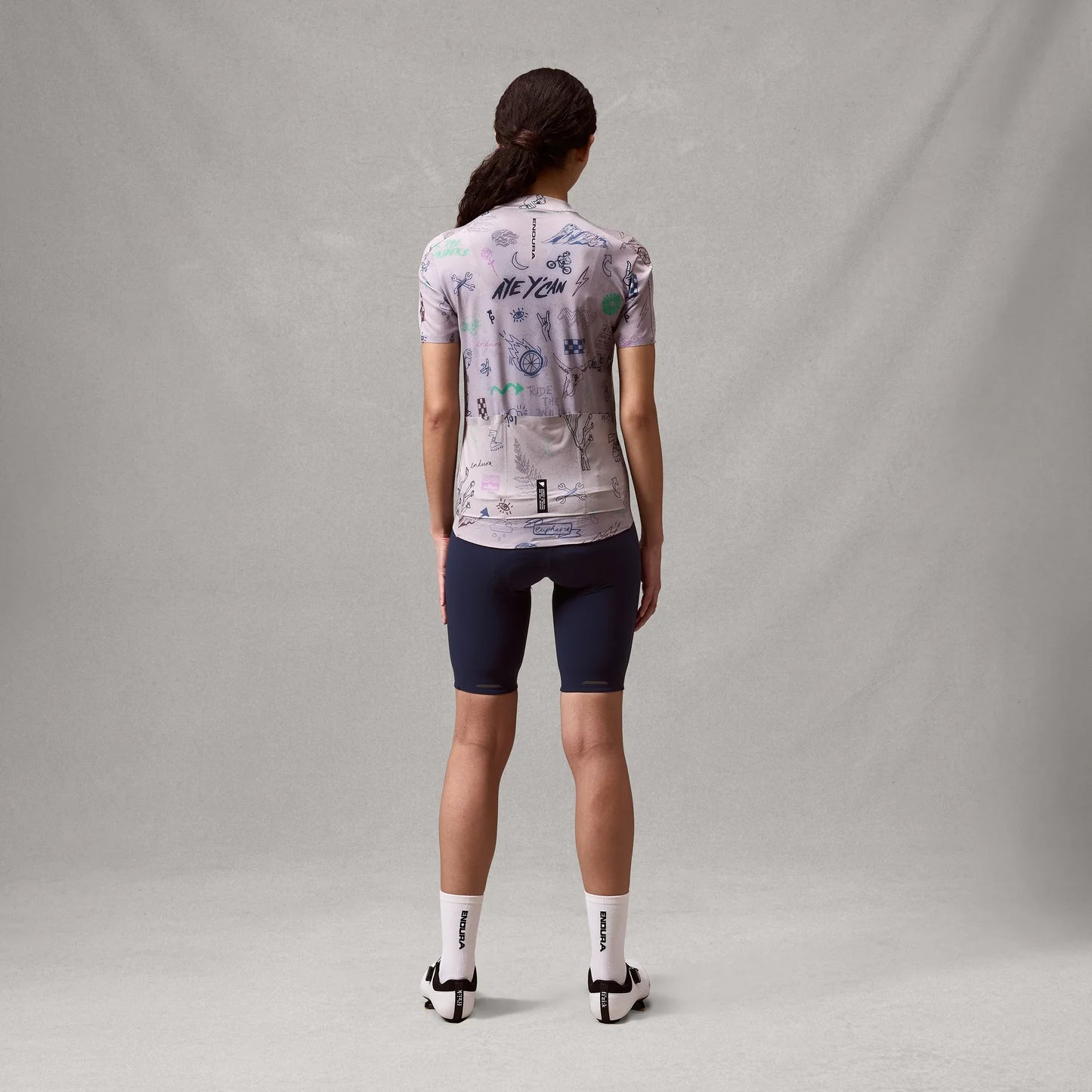 Women's ENDURA PRO SL PRINT GTI Short Sleeve Titanium Jersey