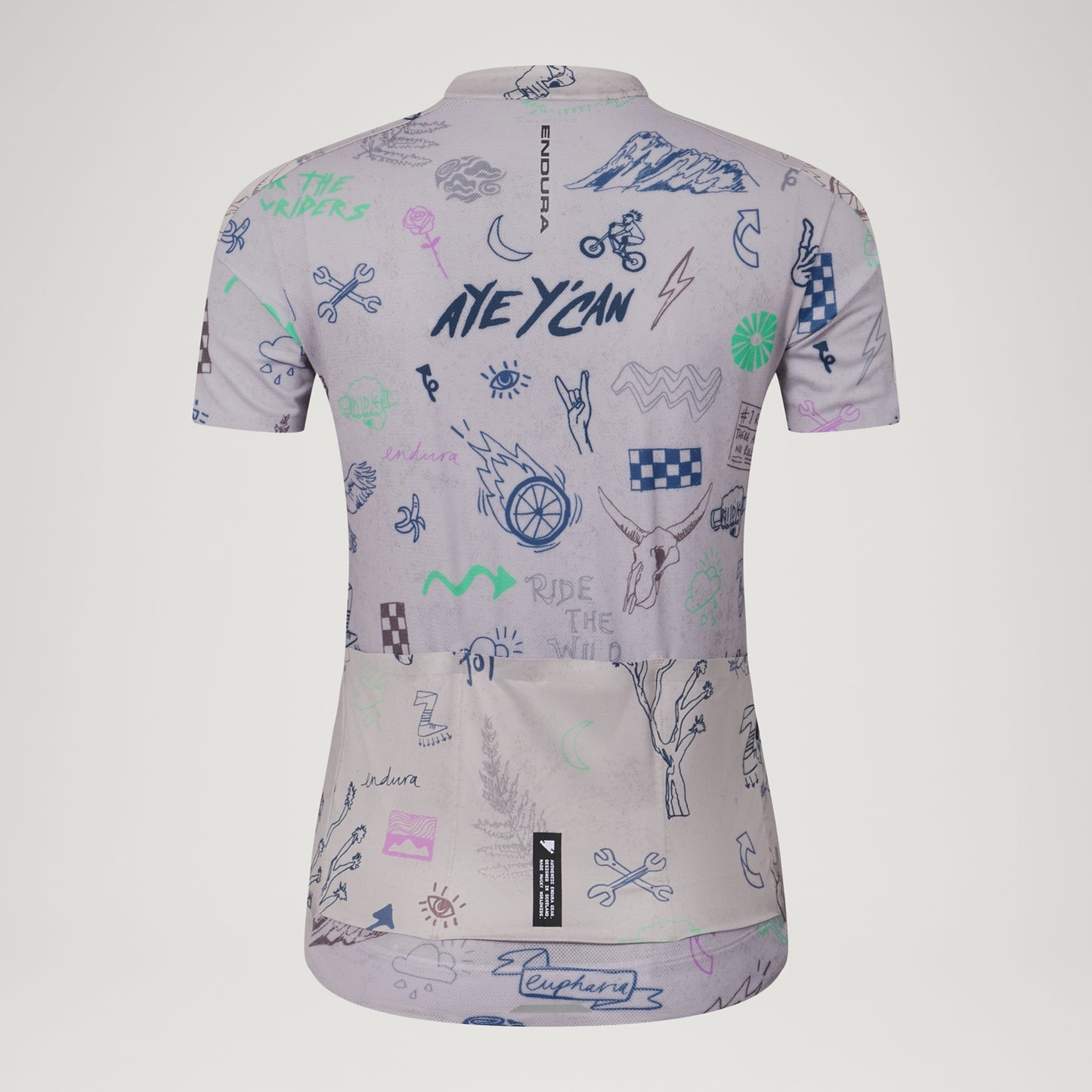 Women's ENDURA PRO SL PRINT GTI Short Sleeve Titanium Jersey