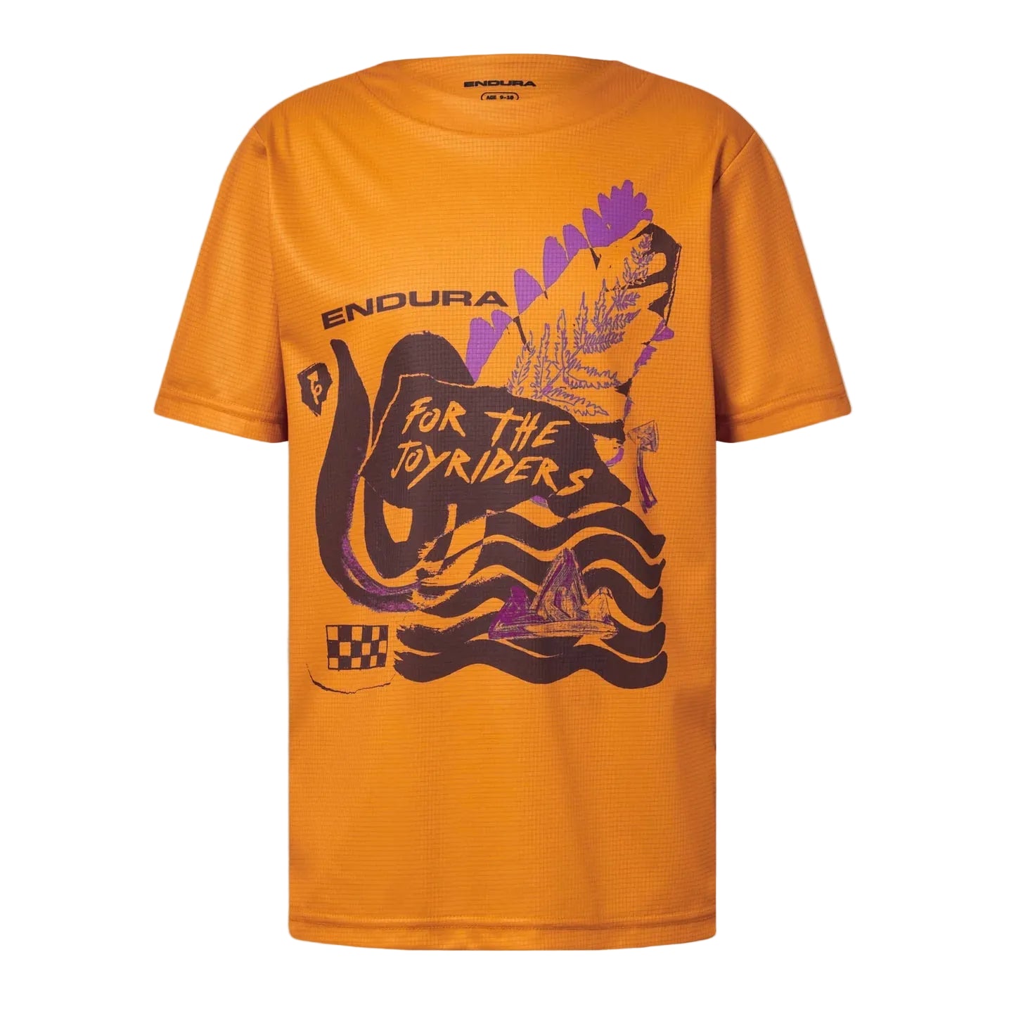 ENDURA SINGLETRACK CORE ENO Junior Short Sleeve Jersey Orange