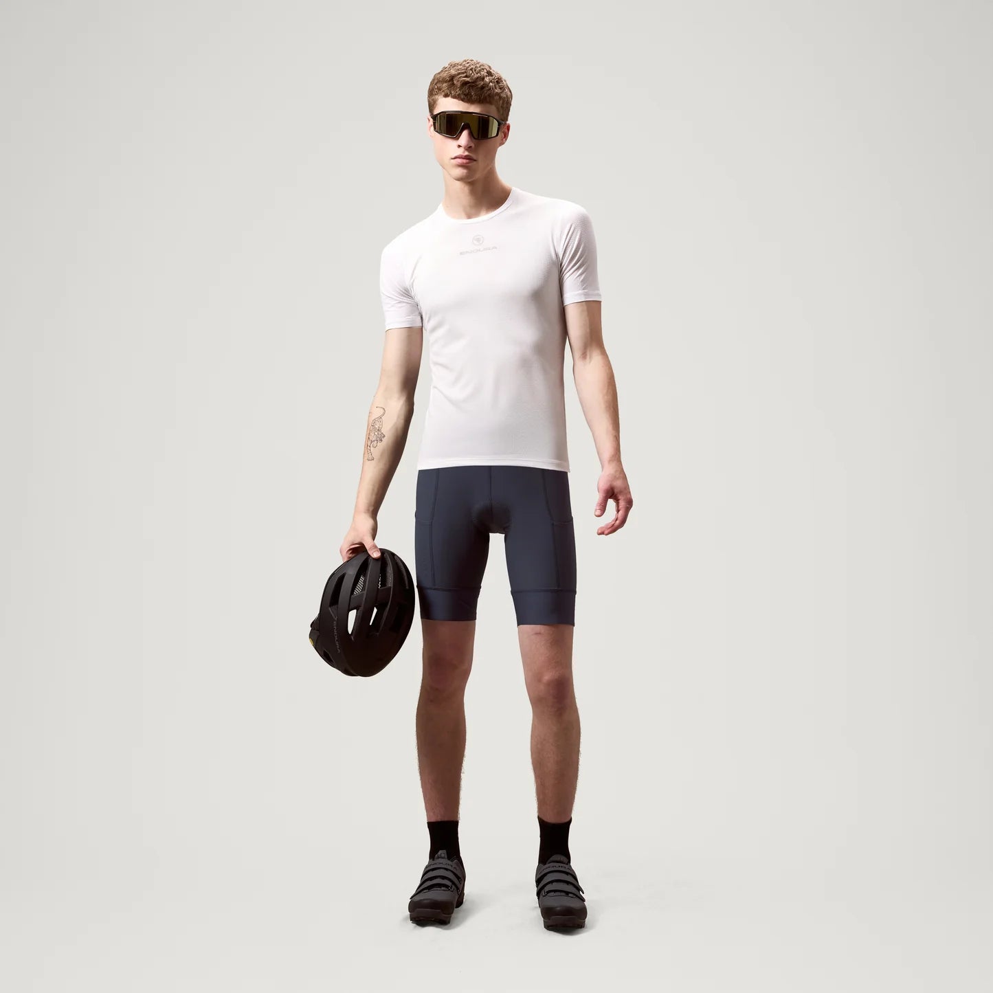 ENDURA LOOP WAIST Carbon Shorts Grey