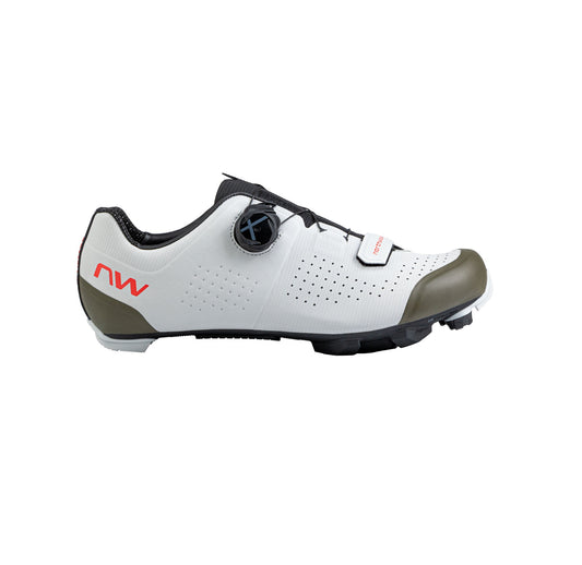 NORTHWAVE RAZER Jasnoszary/Zielony Buty XC/Gravel MTB